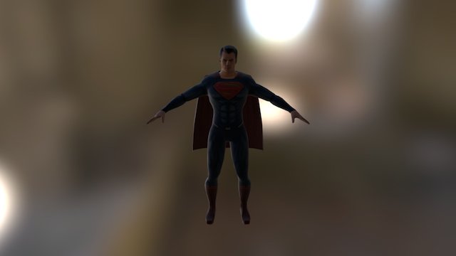 superman 3D Model