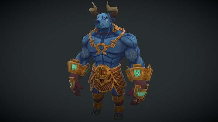 Ancient Minotaur 3D Model