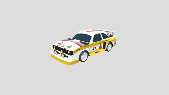 Audi Quattro S1 E2 3D Model