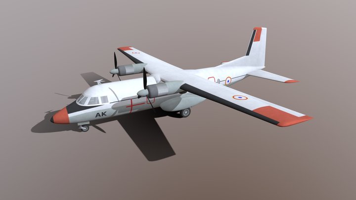 Nord-Aviation N262 Fregate – Modello 3D gratuito STL