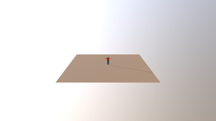 Stickman 3D model 3D Model