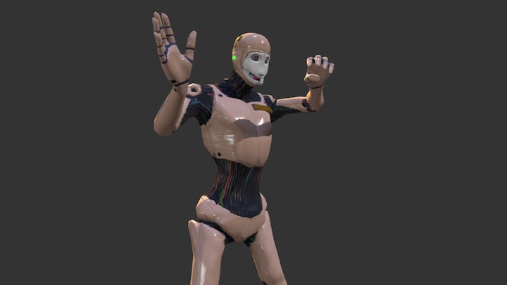 M4R-14 Posed 3D Model