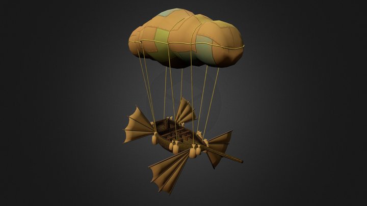 The Peanut Flyer 3D Model