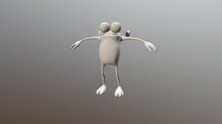 Alien Character 3D Model