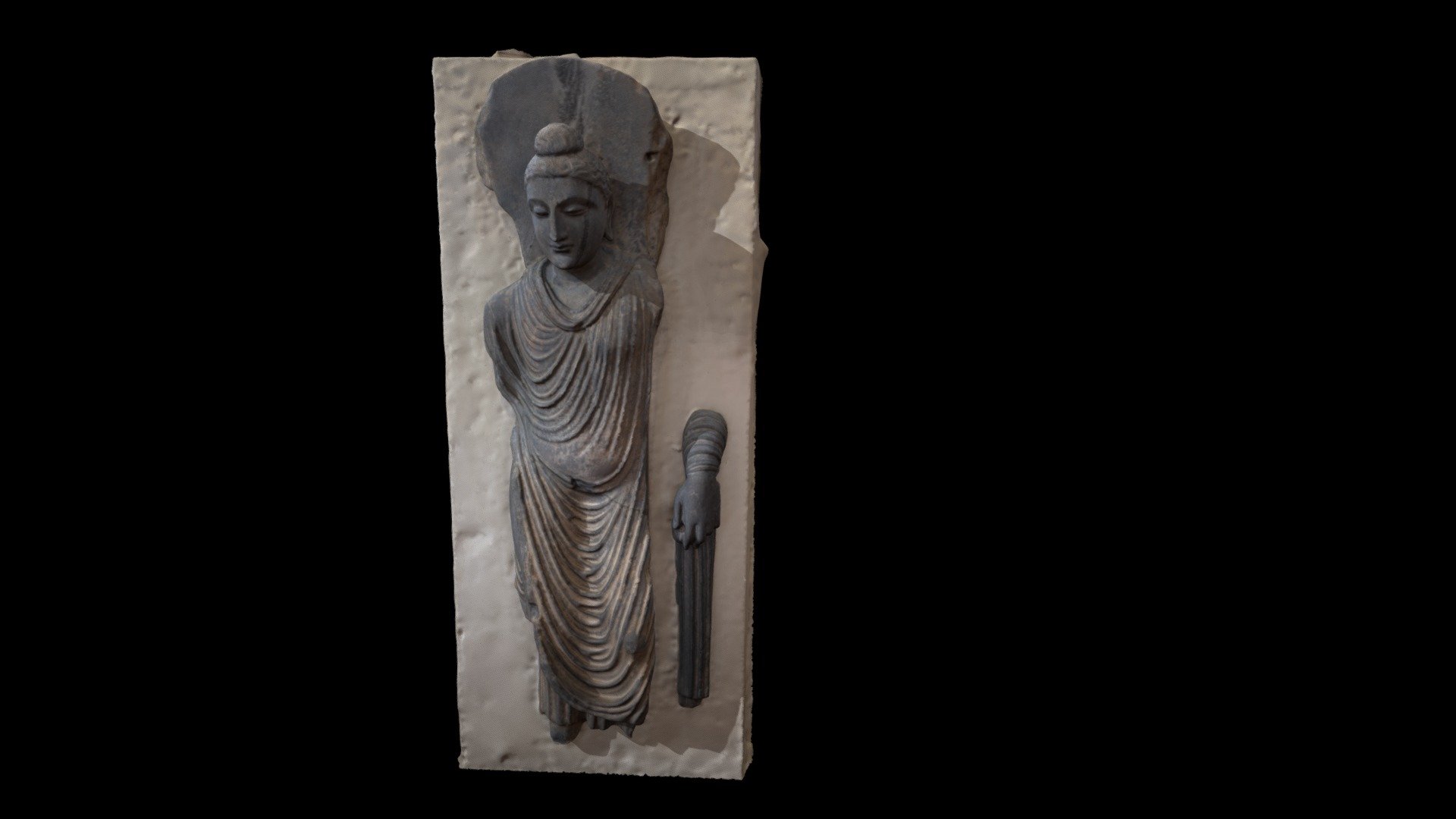 Buddha statue found in Gandhara