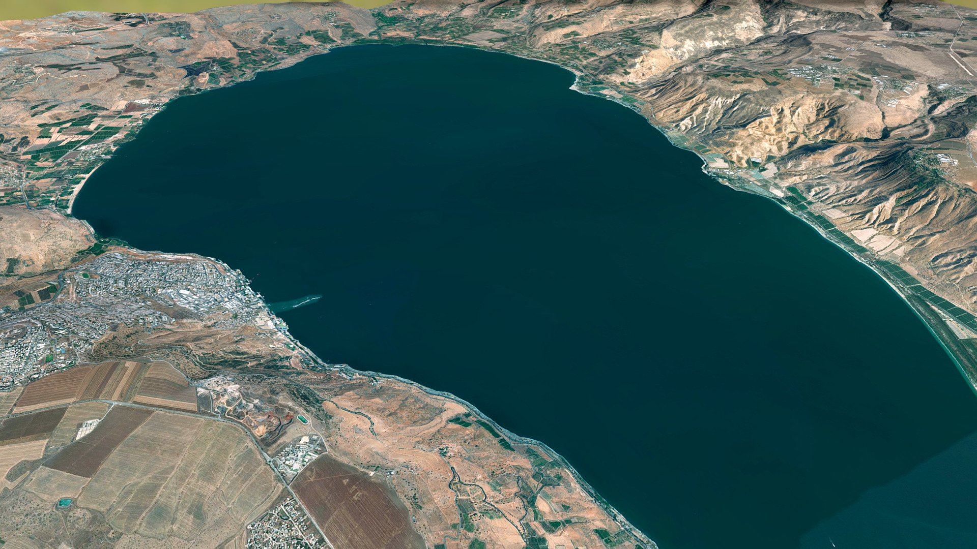 Sea of Galilee - Israel 3D - Download Free 3D model by Nate Loper 🗺️ ⛏🏺