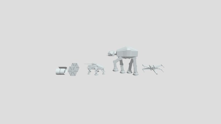Star Wars Vehicles 3D Model