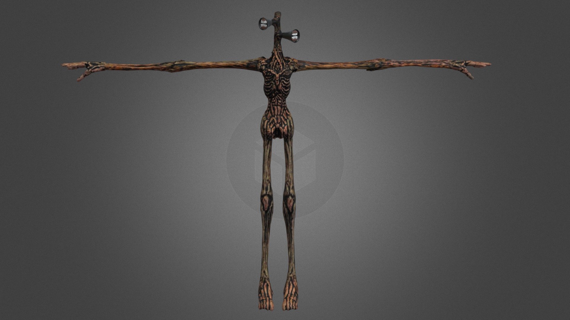 Siren Head Roblox Model (RETEXTURED) — Sketchfab embed 3D viewer