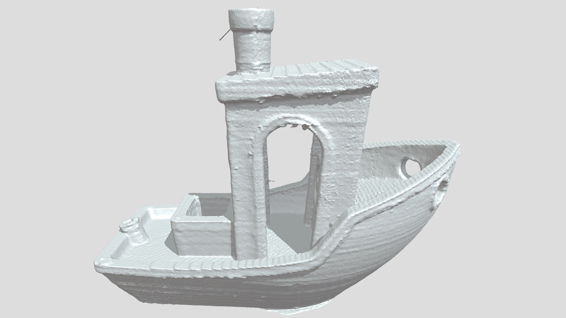 Benchy scanned with Pi Camera
