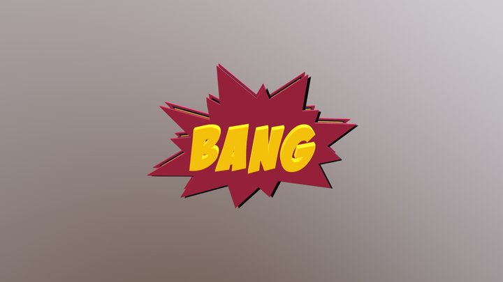 Cracker Bang Animated 3D Model