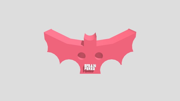 Bat Button - Efraín Pérez 3D Model