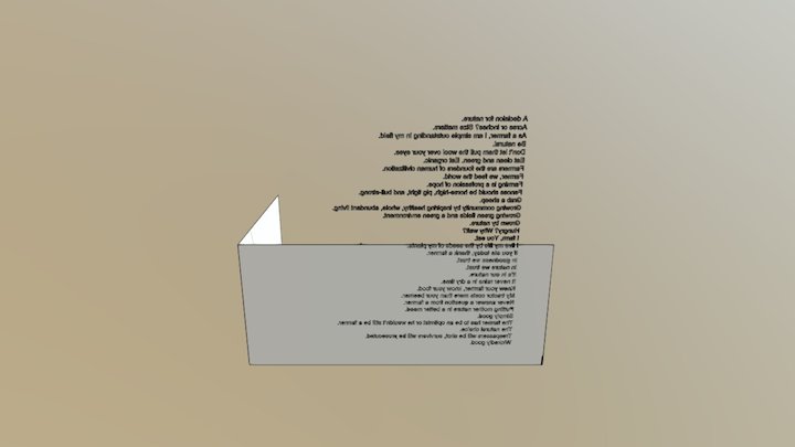 Farmer Catchphrases 3D Model