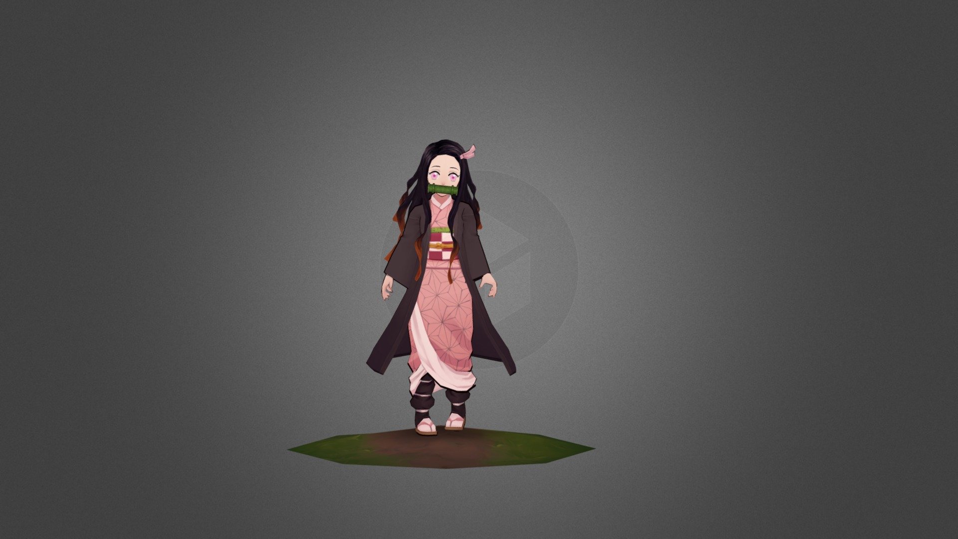 Nezuko 3d Model 