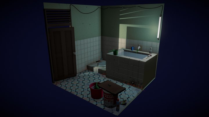The bathroom 3D Model