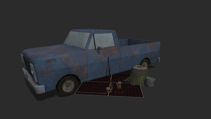 DAE 5 Finished Props - Forest Loner 3D Model
