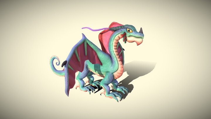 Epic dragon 3D Model