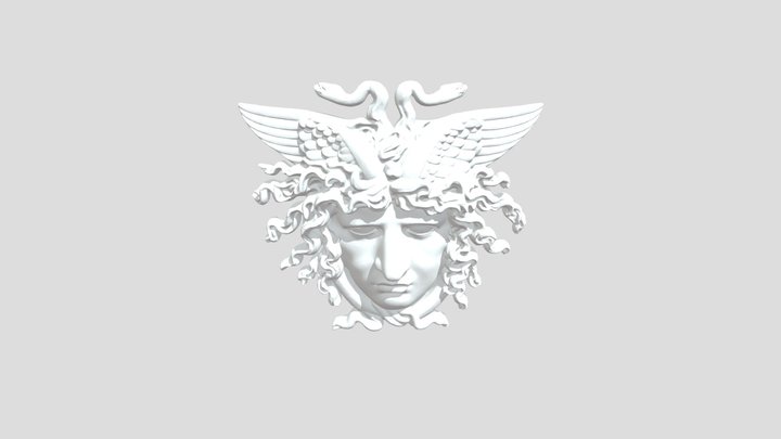 Gorgon Emblem 3D Model