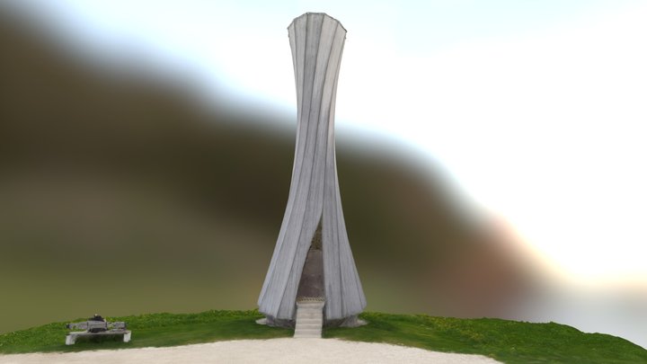 Turm an der Birke 3D Model