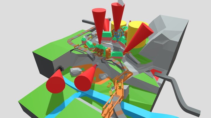 Seismotorium_3DSketch_EntryPoints 3D Model