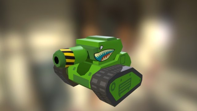 Kokodrile Tank 3D Model