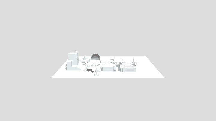 POLYGRUNT-Lowpoly Airforce Pack with environment 3D Model