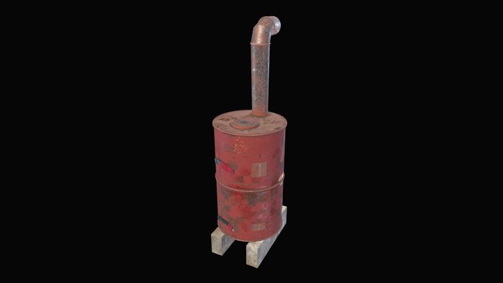 Survival Stove 3D Model