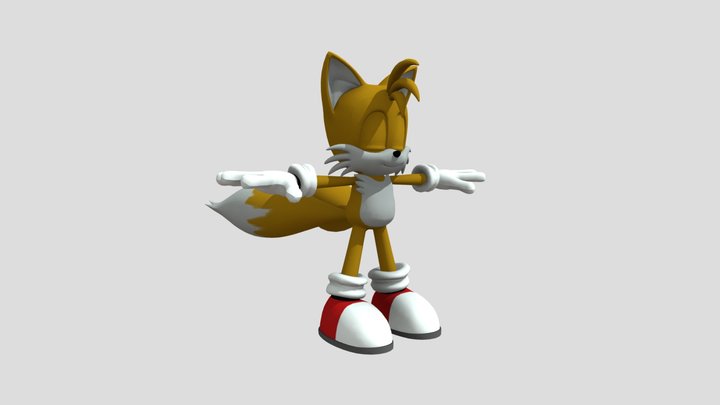 Sonic unleashed - Tails – Free 3D Model STL