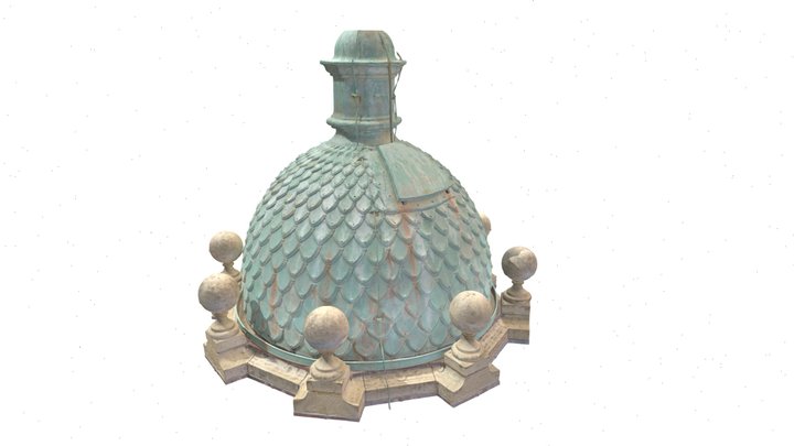 Auckland Town Hall - Dome Details 3D Model