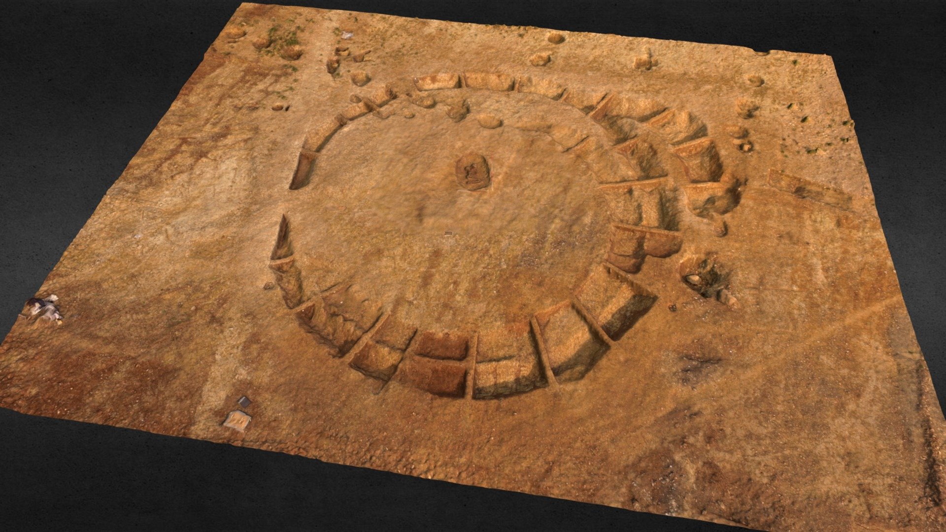 Maidstone ring ditch — Sketchfab embed 3D viewer