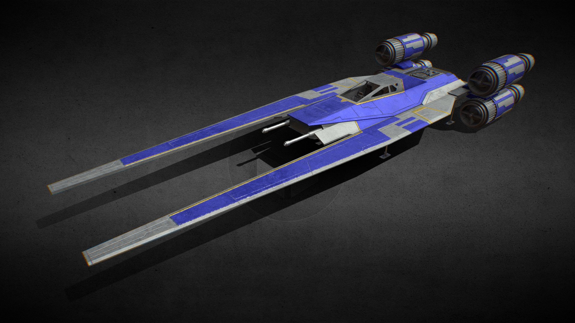 Star Wars U Wing Ut 60d Download Free 3d Model By Larsh 8d7539c