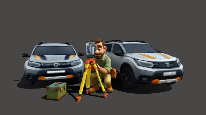 Duster- Surveyor Pack-optim40P100 – Kostenloses 3D-Modell STL
