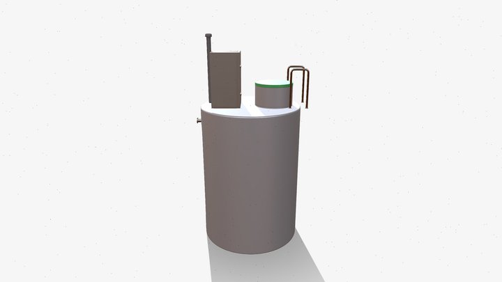 Канализационно-насосная станция 3D Model