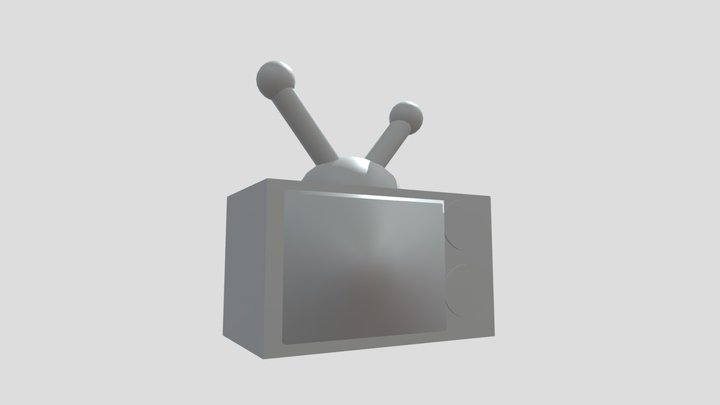 Blocky Tv 3D Model