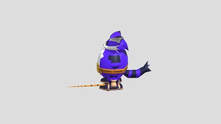 Dreamcast - Sonic Adventure - Big The Cat 3D Model