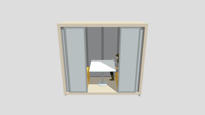 Coworking étudiant - module 3D Model