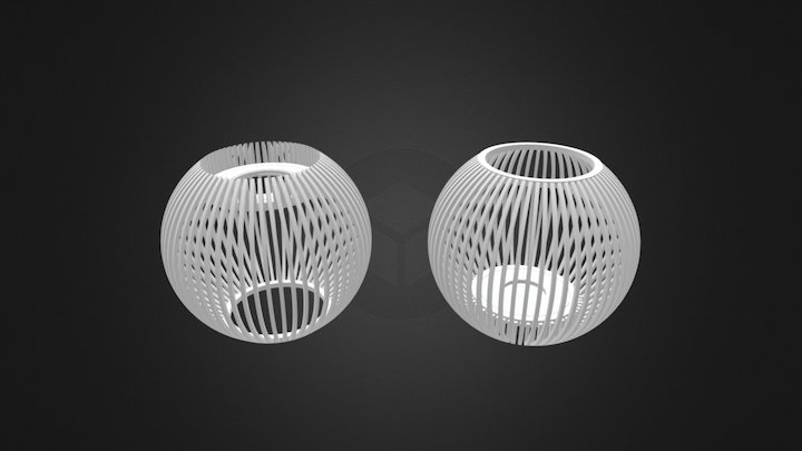 2 WENDOs round - UNIVERSAL DIY HOLDER (3D print) 3D Model