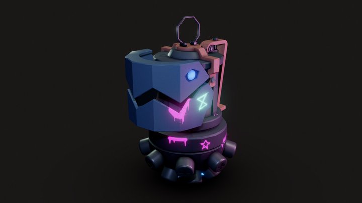 [HW XYZ School] Jinx grenade 3D Model