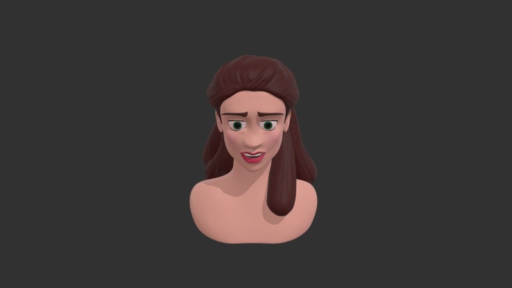 Disney Style Head Sculpt - Tarzan's Mom