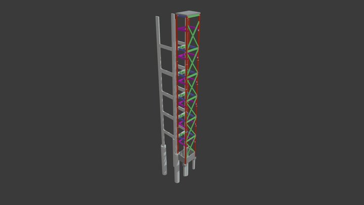 Torre de Elevador 3D Model