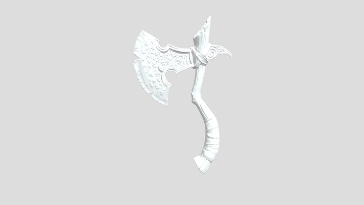 Stylised axe 3D Model