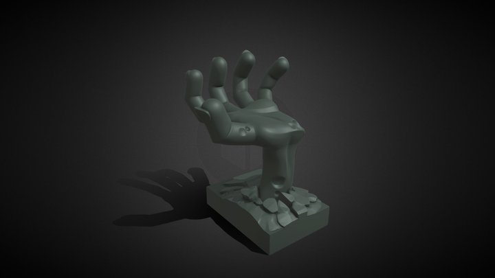 Zombie - Hand Holder 3D Model