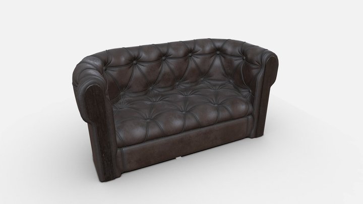 Sofa (Traning Model 01) 3D Model
