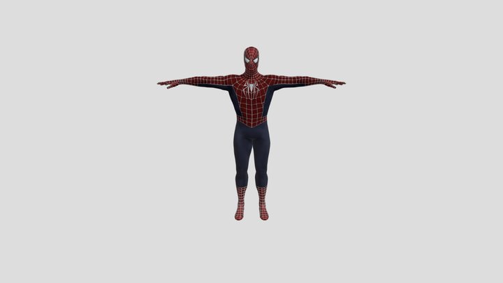 Accurate Sam Raimi 2004 Spider-Man Suit v2.0 3D Model