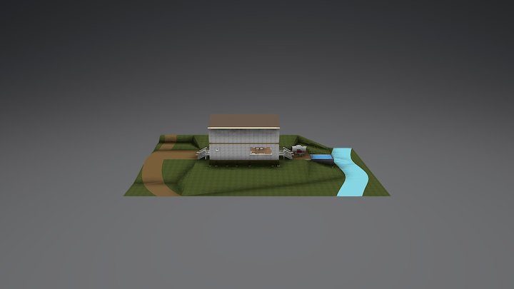 Concepto Cabaña 3D Model