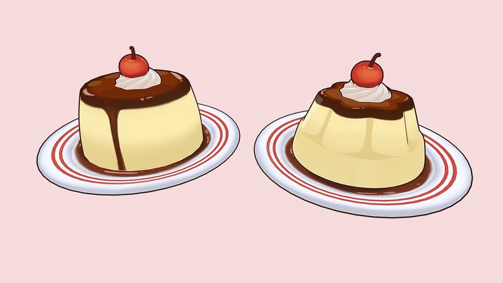 Purin 🍮🥄 3D Model