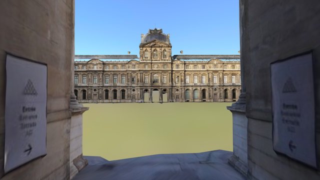 La Cour Carrée, Louvre, Paris – Modèle 3D gratuit STL