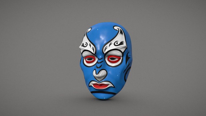 Cultural Study 01 – Du Thieu Mask – Modèle 3D gratuit STL