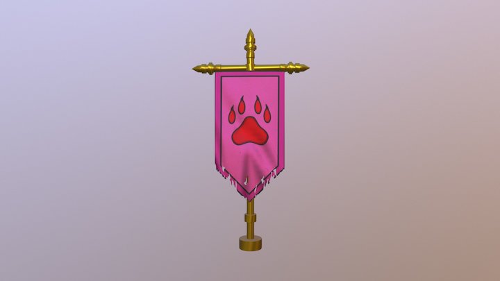 Flag (without Animation) 3D Model