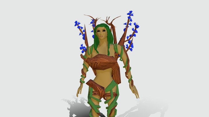 Fey Forest Guardian 3D Model