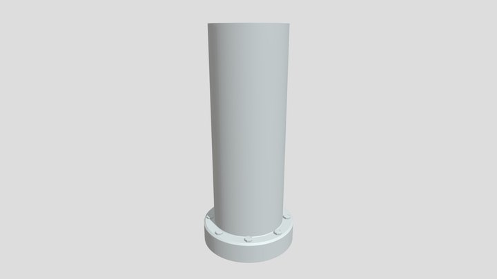 SM Pipe Straight Large 3D Model